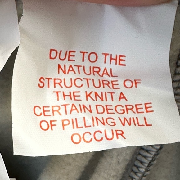 Bench Pull On Fleece Faux Sheepskin at Waist Absurd Pants - Grey - size Small - Picture 7 of 9